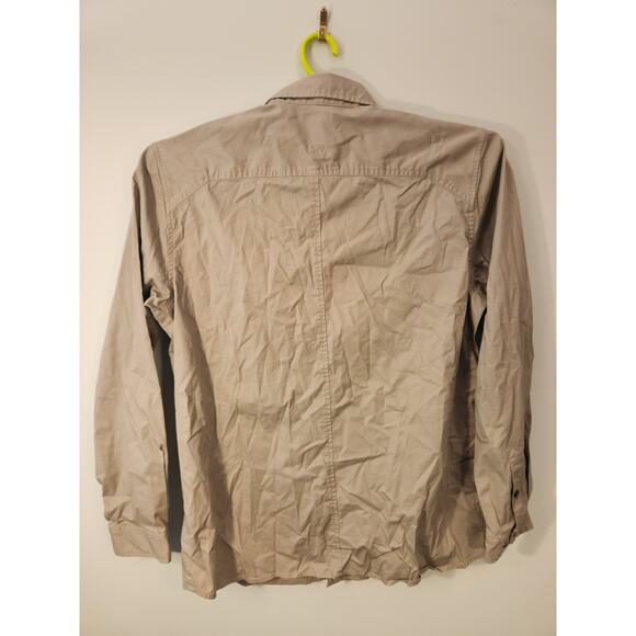 5.11 Shirt Mens XL Shirt Olive Green Long Sleeve Gorpcore Snap Leo Security - Picture 4 of 10